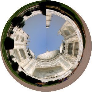 Example for Polar Coords filter