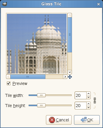 Glass Tile filter options