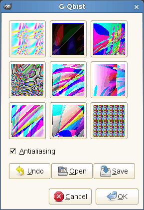 Qbist filter options