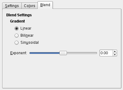 Sinus filter options (Blend)