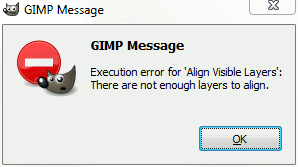 The Not enough layers message